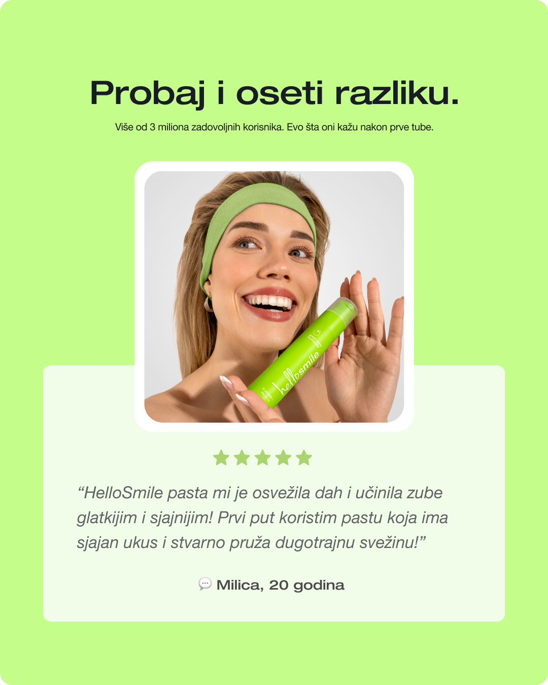 Pasta za zube Zelena jabuka