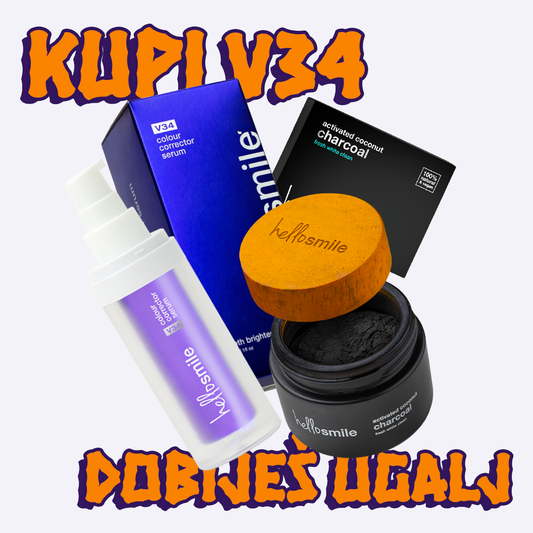 Kupi V34 Serum, Dobiješ Altivni Ugalj! - V34 Serum + Aktivni Ugalj